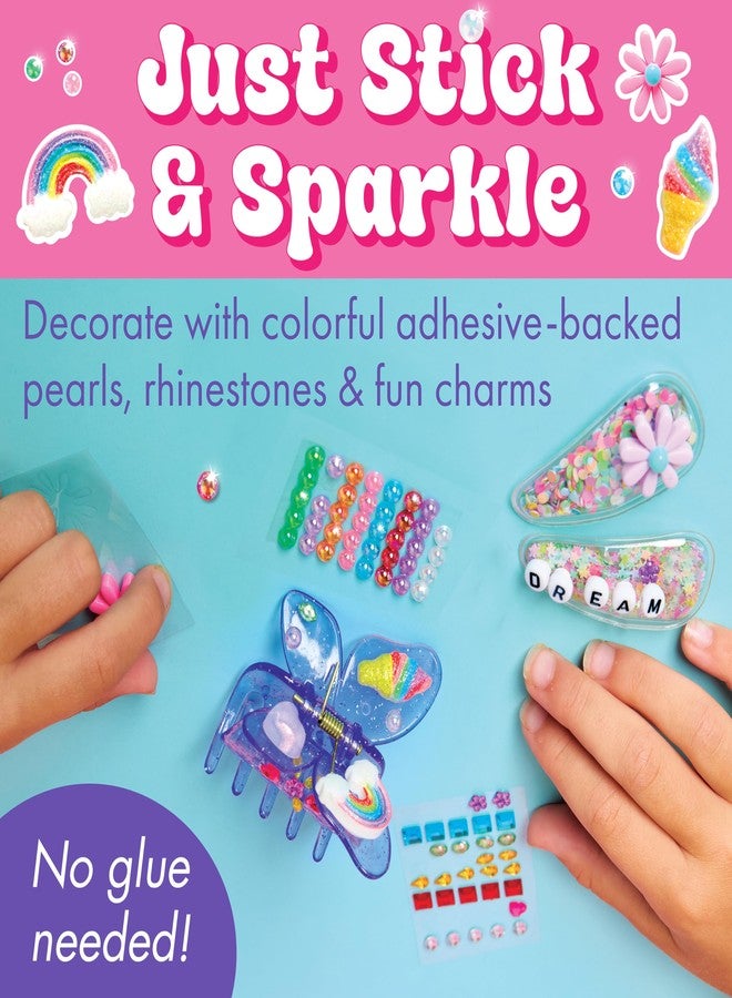 Creativity for Kids Chic Boutique Hair Clips: Create 6 DIY Hair Clips, Crafts and Birthday Gifts for Girls, Holiday Gift and Girls Toys (Ages 6+) - Image 4